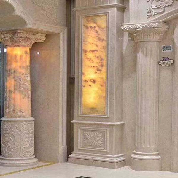 đá marble ốp thang máy
